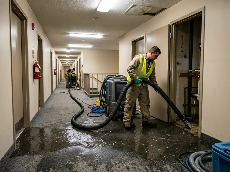 multi-unit-apartment-hallway-f-005 — frequently asked questions, Emergency Burst Pipe Water Extraction & Removal in Follansb…